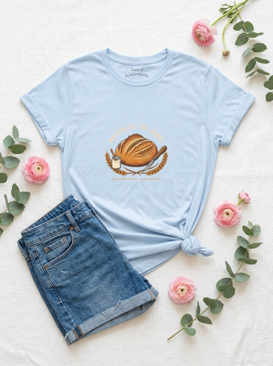 Women's Master of the Crust Sourdough Baker T-Shirt Gift