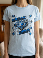 Women's Break and Run Billiards T-Shirt - Pool Player Domination Tee