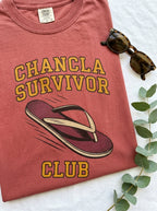 Chancla Survivor Shirt - Mexican Mom Humor Tee - Funny Heritage Gift