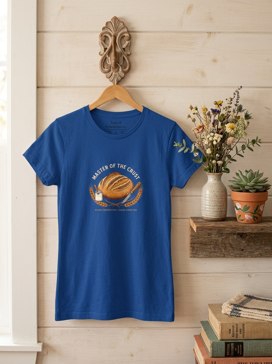 Women's Master of the Crust Sourdough Baker T-Shirt Gift