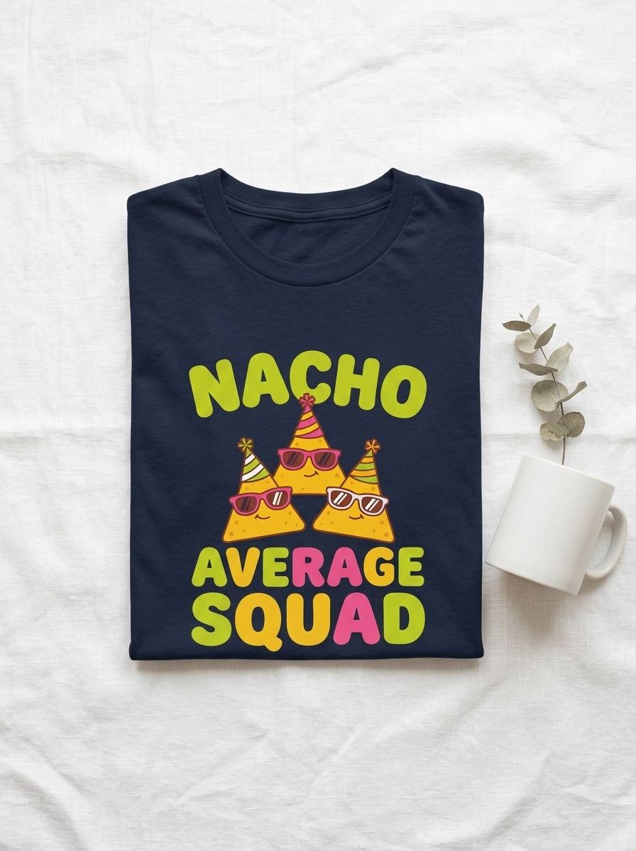 Nacho Average Squad Shirt - Funny Cinco de Mayo Group Party Tee