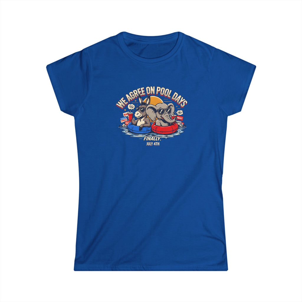 Women's 4th of July Bipartisan Pool Party Shirt