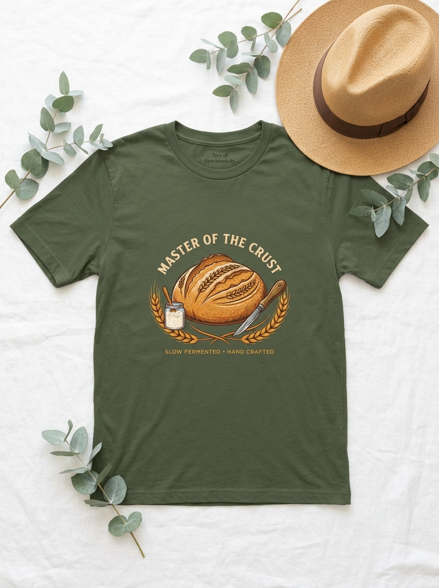 Master of the Crust Sourdough Baker T-Shirt Gift