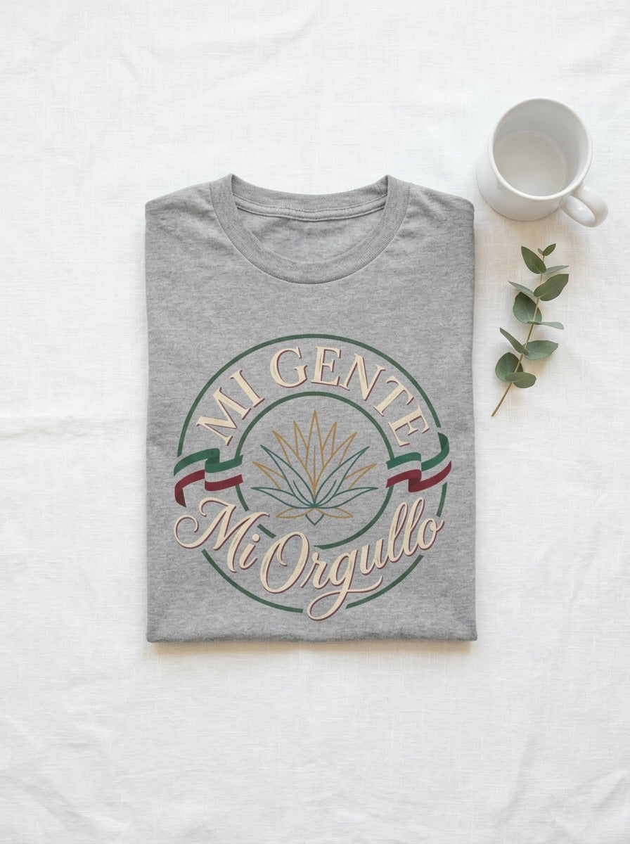 Mi Gente Mi Orgullo Shirt - Mexican Pride Heritage Cultural Tee