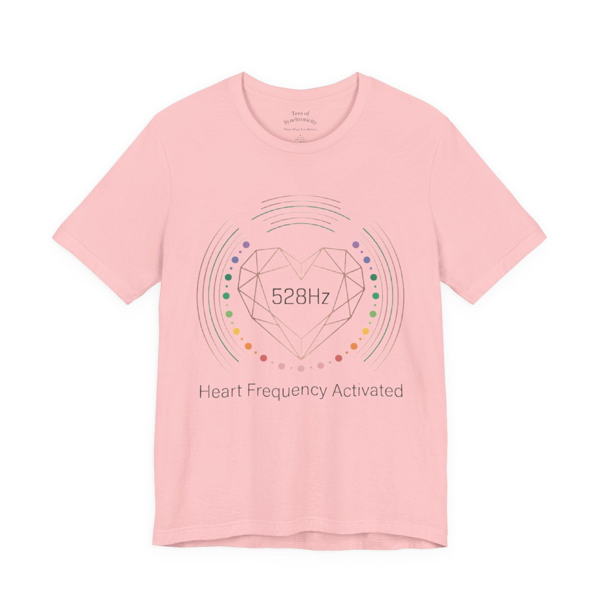 528Hz Heart Frequency Activation Shirt - - Pink