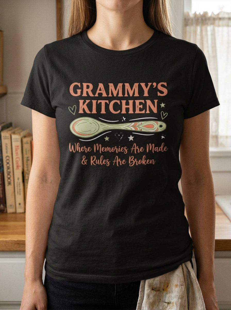 Women's Grammy's Kitchen Shirt Where Memories Are Made