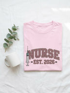 Nurse Est 2026 Shirt Nursing School Graduate RN Class of 2026 Gift