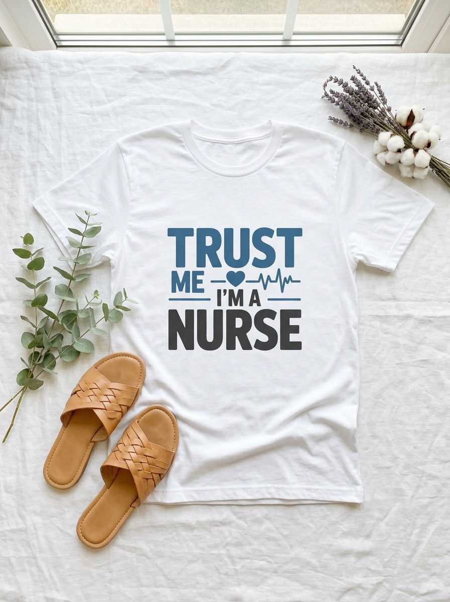 Trust Me I'm A Nurse Shirt Funny RN Gift Nursing Professional Tee