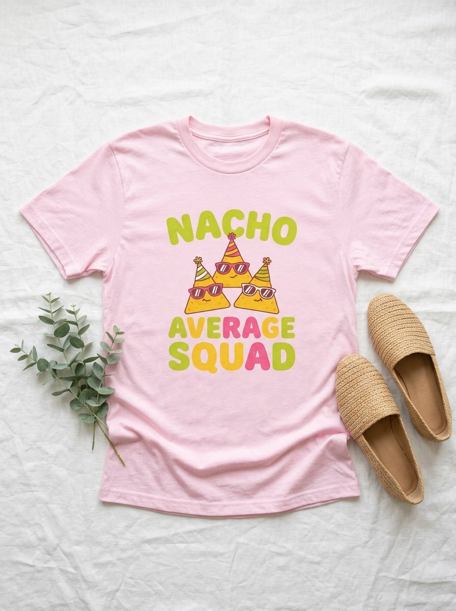 Nacho Average Squad Shirt - Funny Cinco de Mayo Group Party Tee