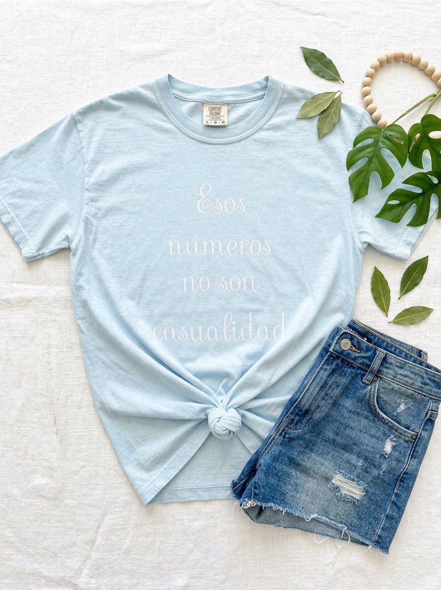 Esos Números No Son Casualidad Shirt | Angel Numbers Spanish Spiritual Tee | Latino Heritage Mystic Gift