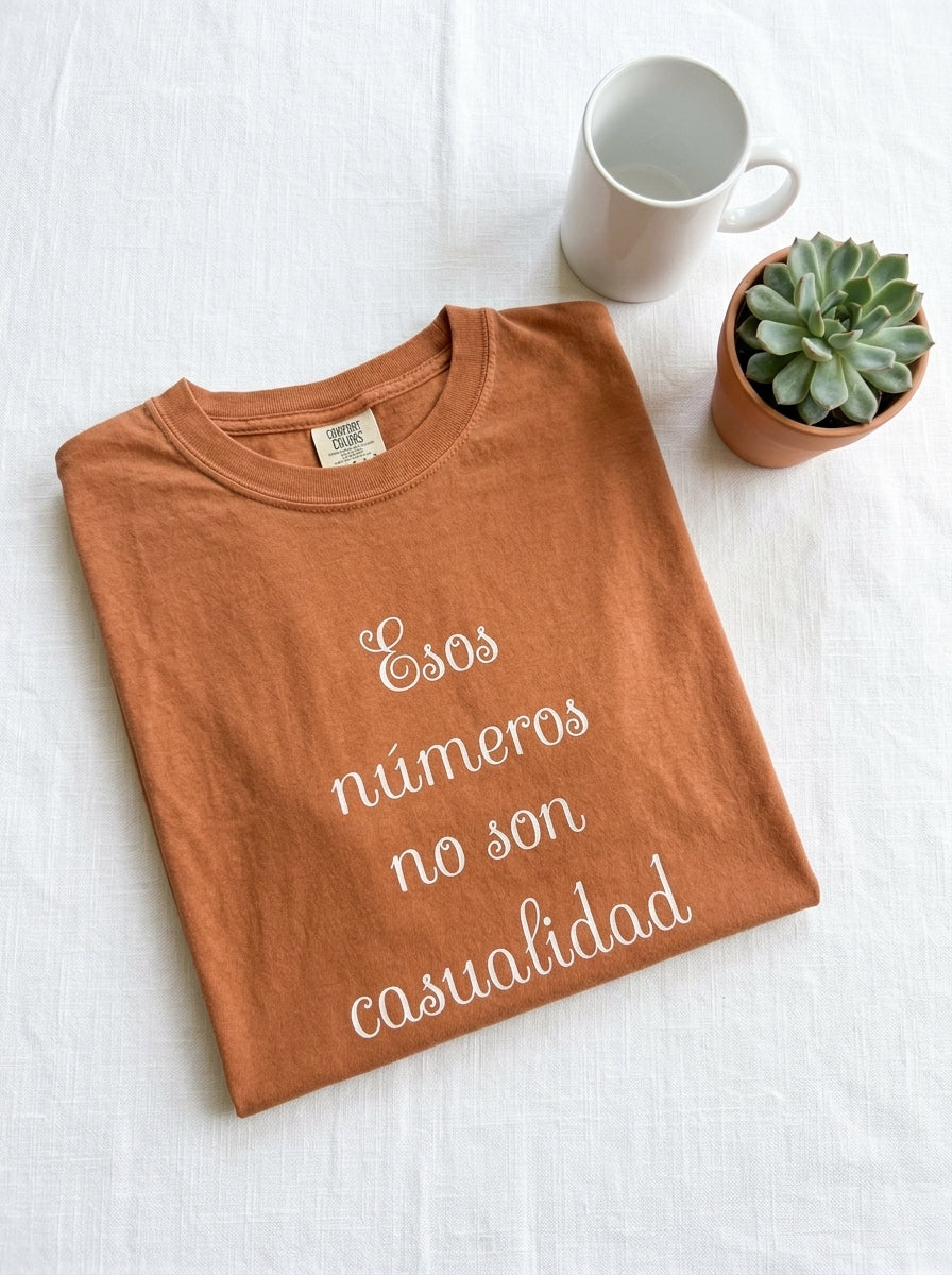 Esos Números No Son Casualidad Shirt | Angel Numbers Spanish Spiritual Tee | Latino Heritage Mystic Gift