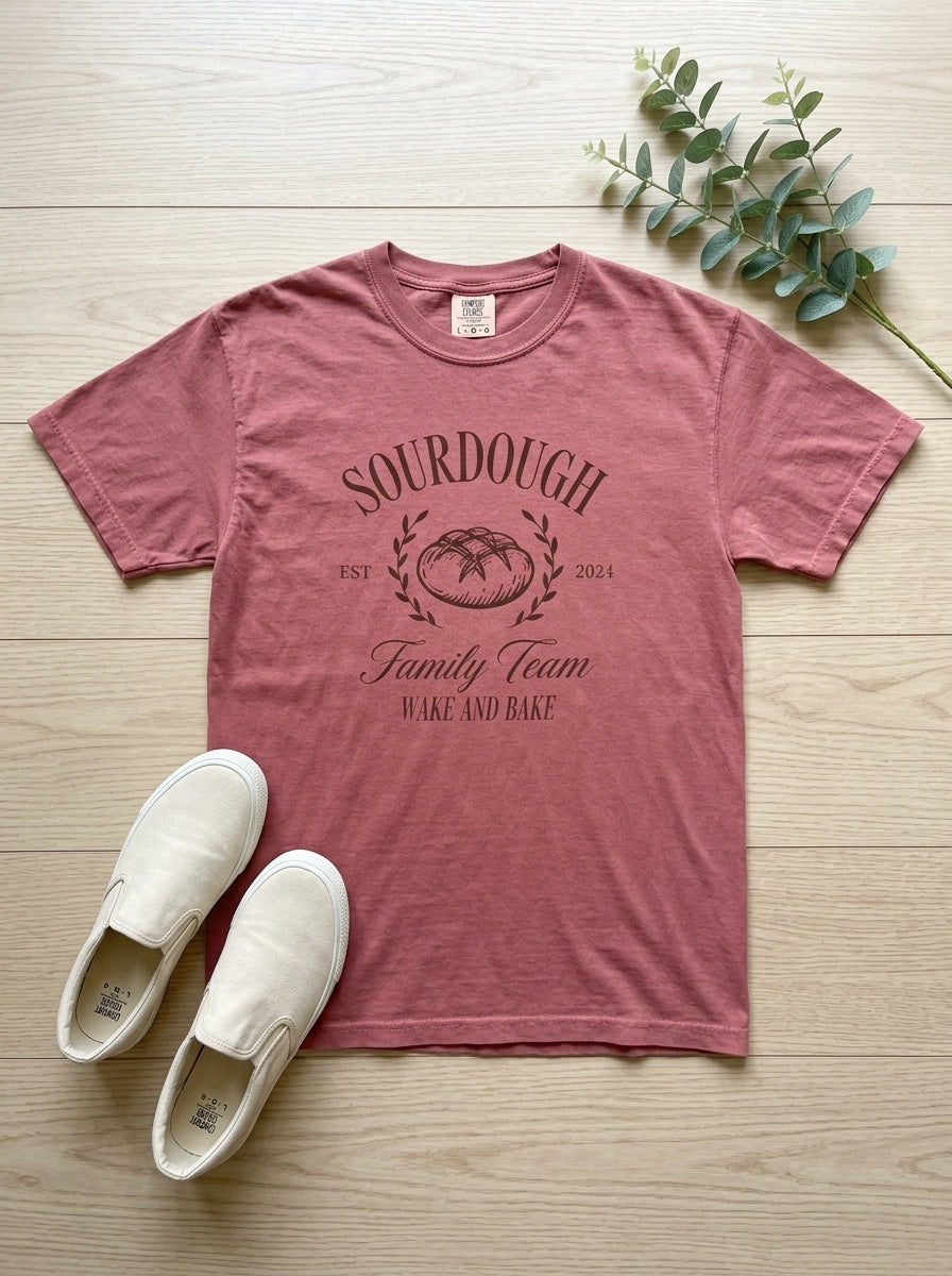 Sourdough Family Team Wake and Bake T-Shirt