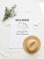 NICU Nurse Shirt - Tiniest Warriors - Neonatal ICU RN Gift Tee