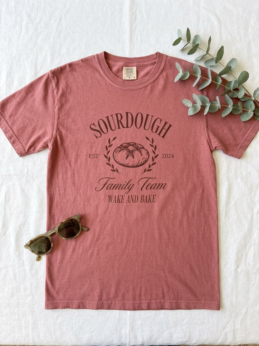 Sourdough Family Team Wake and Bake T-Shirt