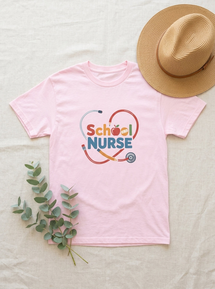 School Nurse Shirt, Pediatric School Nursing Gift, School RN Tee, Nurse Appreciation