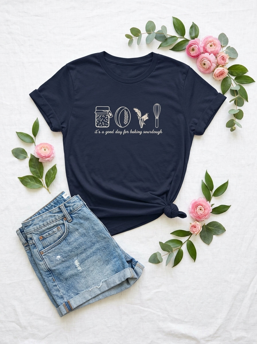 Women's Sourdough Baking Shirt Funny Baker Gift Bread Lover