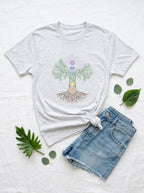 Tree of Life Chakra Shirt - Energy Body Yoga Alignment Tee