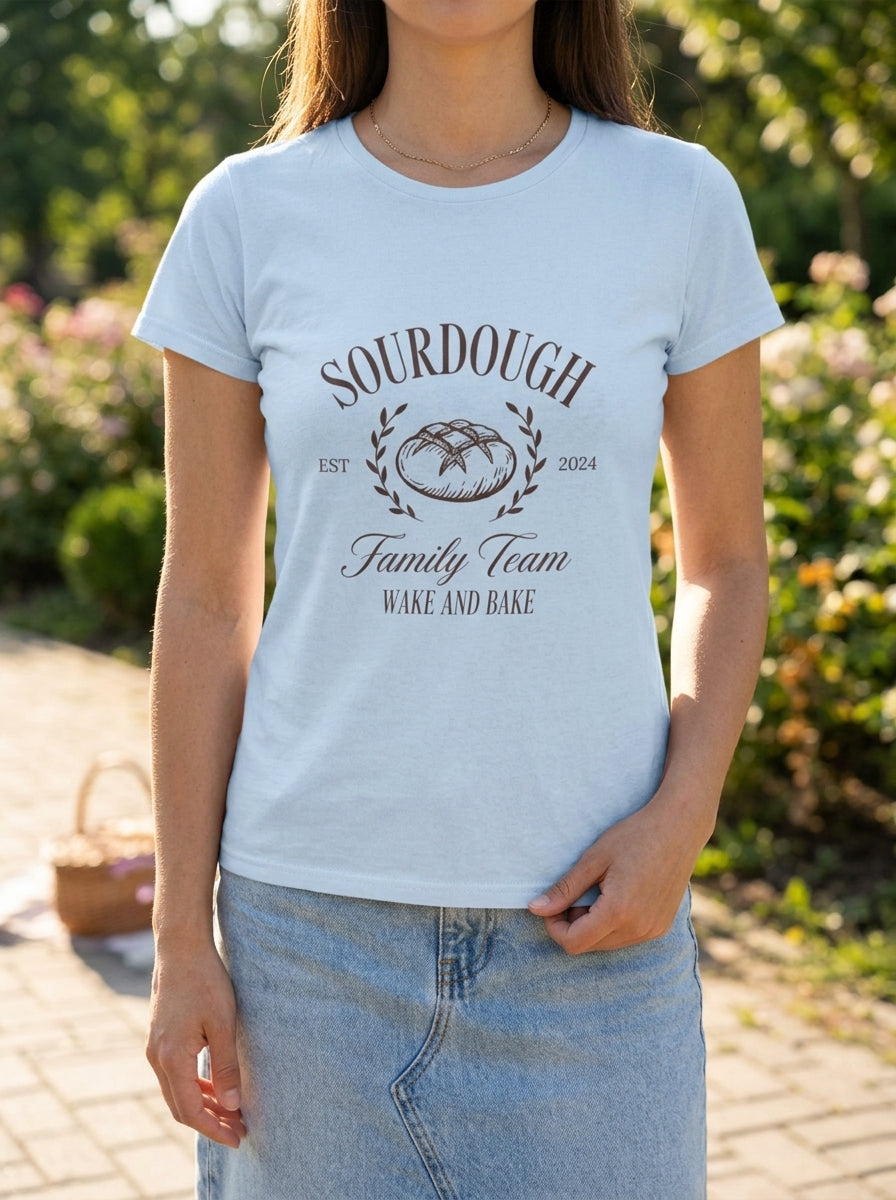 Women's Sourdough Family Team Wake and Bake T-Shirt