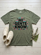 Mi Gente Know Shirt - Mexican Pride Tee - Cultural Identity Design