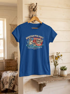 Women's Bipartisan Pool Party 4th of July Funny Political Tee