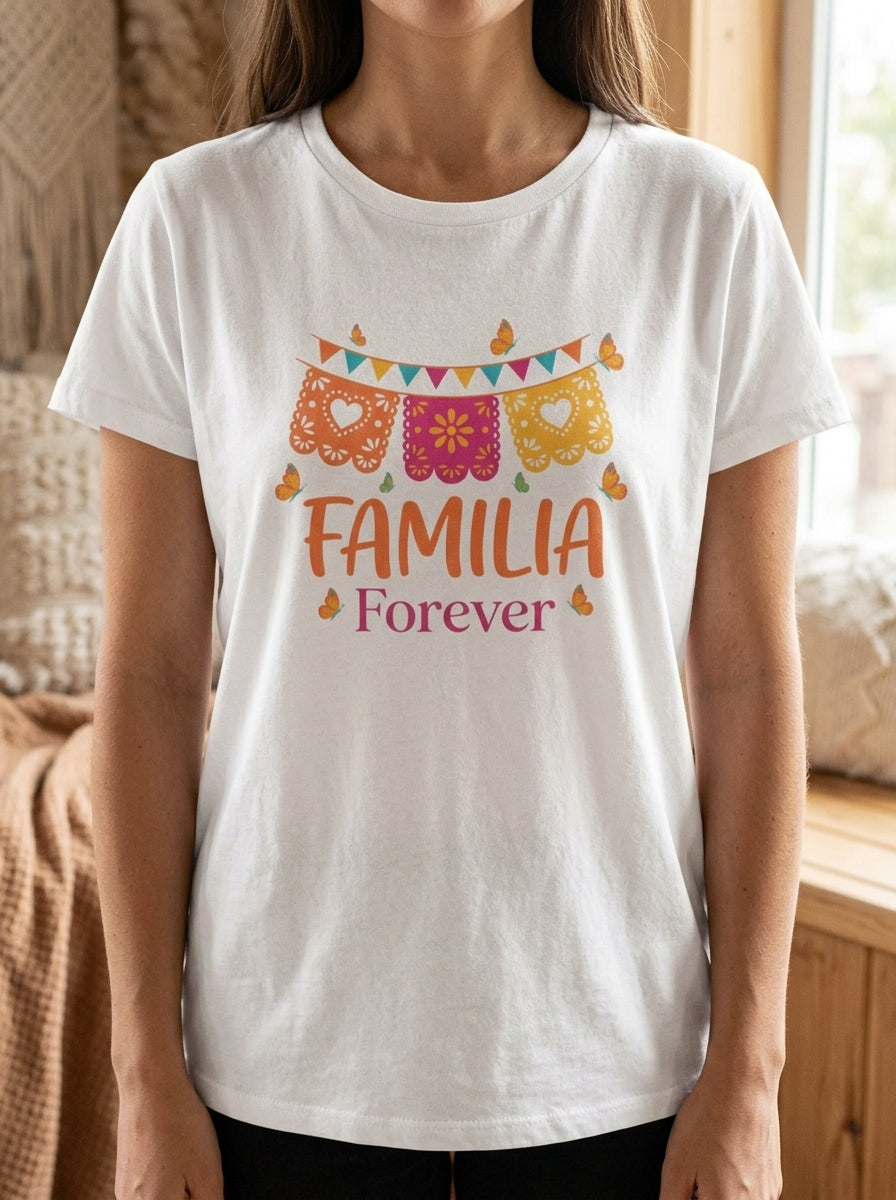 Women's Familia Forever T-Shirt Mexican Family Pride