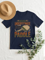 Never Underestimate Old Guy With Paddle Ping Pong Shirt Table Tennis Tee