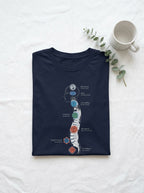 Subtle Body Chakra Spine Shirt - Energy Anatomy Yoga Teacher Tee