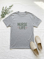 Nurse Life Shirt, Simple Nurse Tee, Minimalist Nursing Gift, RN Life
