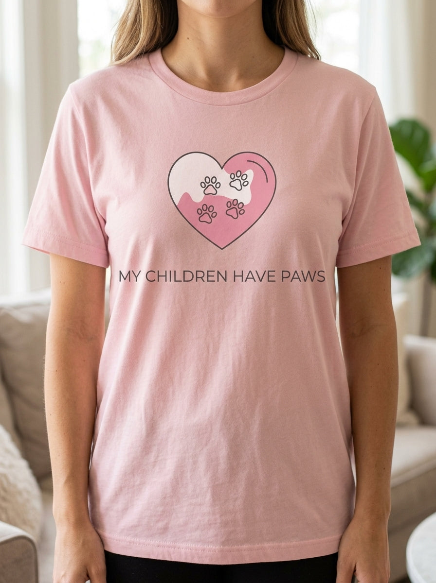 My Children Have Paws Shirt - Dog Parent Tee for Dog Moms and Dads
