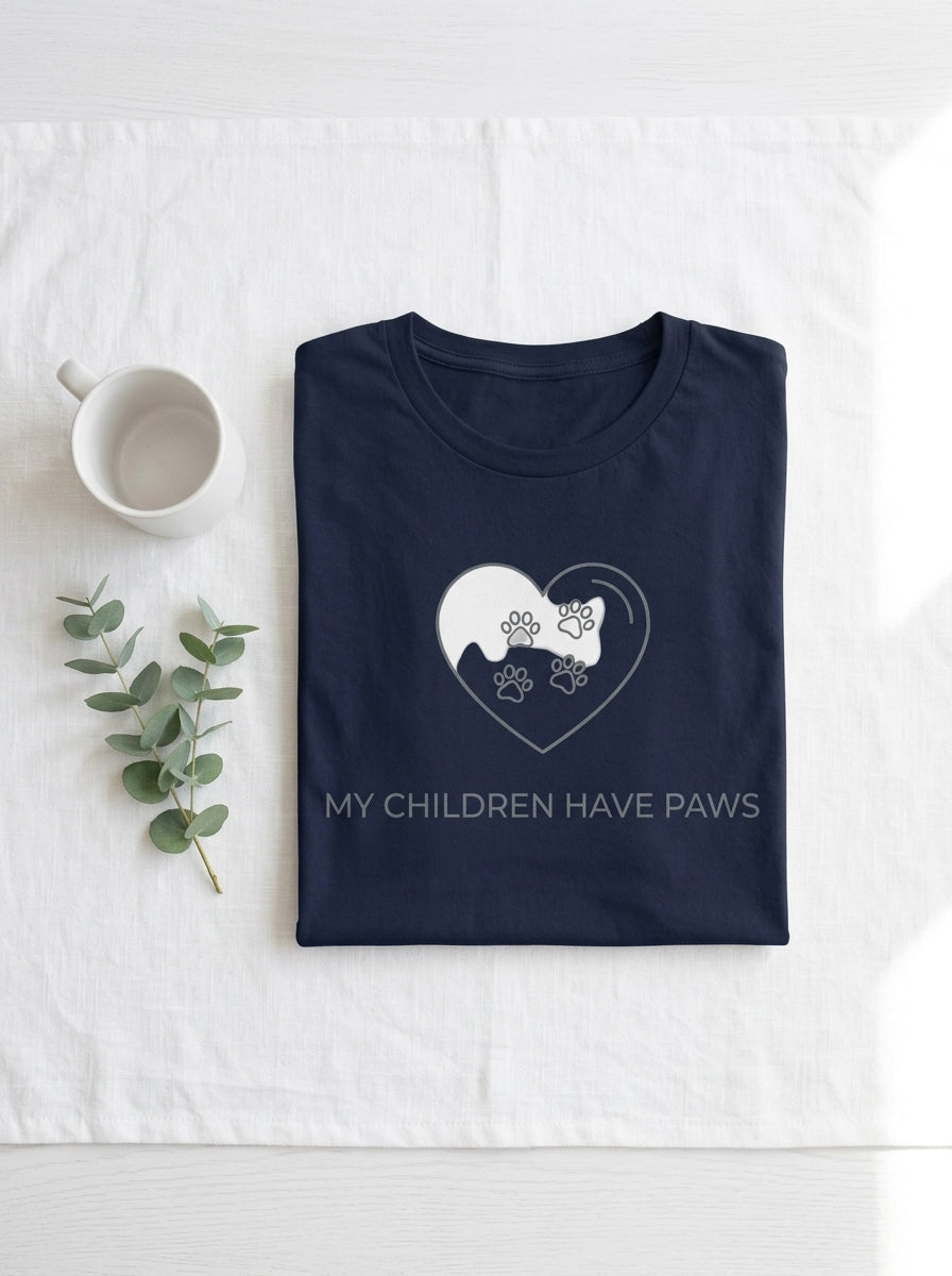 My Children Have Paws Shirt - Dog Parent Tee for Dog Moms and Dads