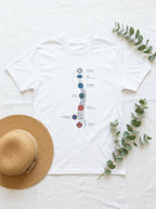 Subtle Body Chakra Spine Shirt - Energy Anatomy Yoga Teacher Tee