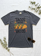 Tacos Before Vatos Shirt - Funny Mexican Food Tee - Latina Humor Gift