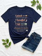 Abuela's Kitchen Measurements Shirt - Funny Mexican Cooking Humor Tee