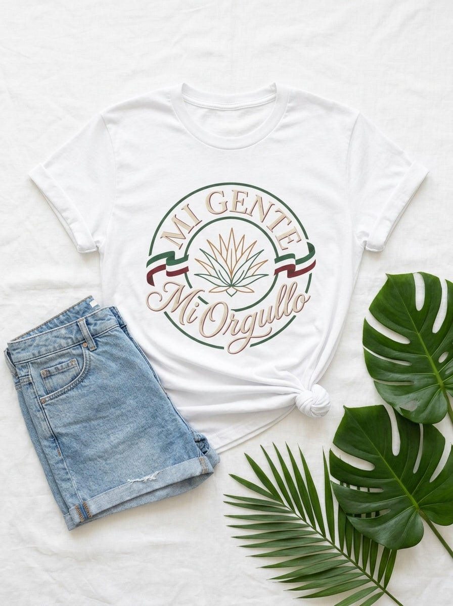 Mi Gente Mi Orgullo Shirt - Mexican Pride Heritage Cultural Tee