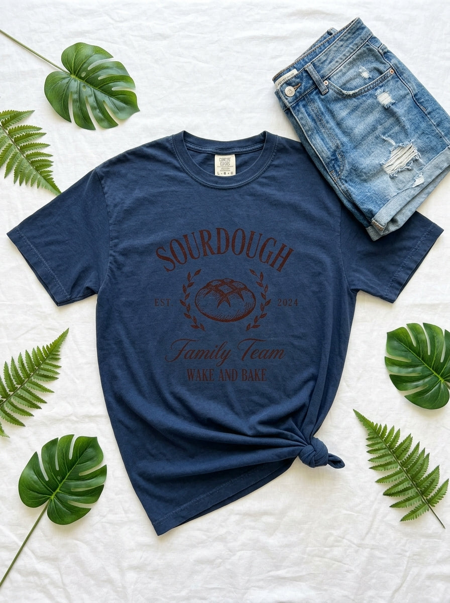 Sourdough Family Team Wake and Bake T-Shirt