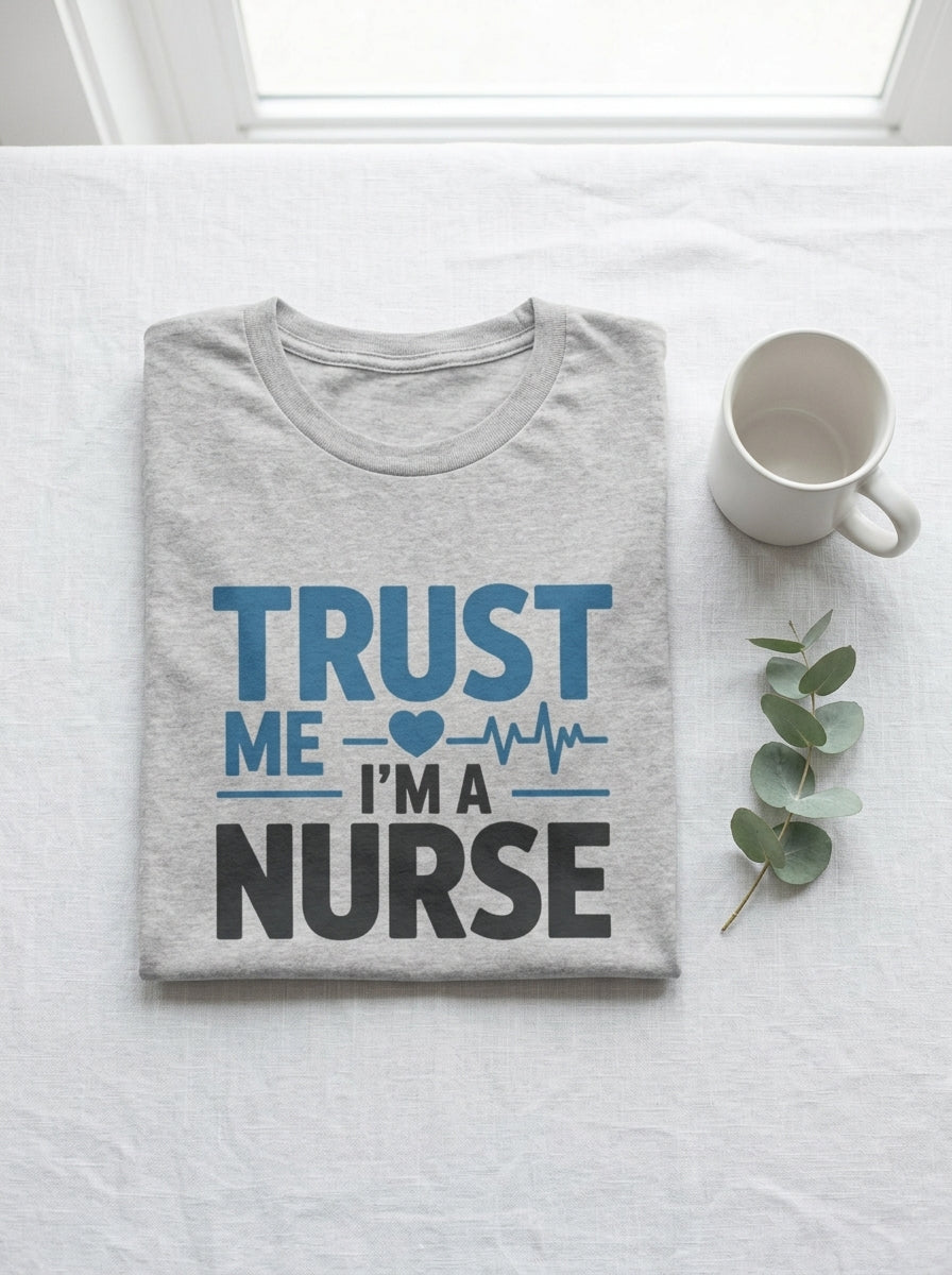 Trust Me I'm A Nurse Shirt Funny RN Gift Nursing Professional Tee