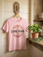Raised on Carne Asada Sundays Shirt - Mexican Family BBQ Heritage Tee
