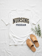 Nursing School Shirt - University Nursing Program Athletic Block Letter Tee