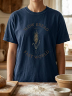 Slow Bread Fast World Shirt - Artisan Sourdough Baker T-Shirt Gift