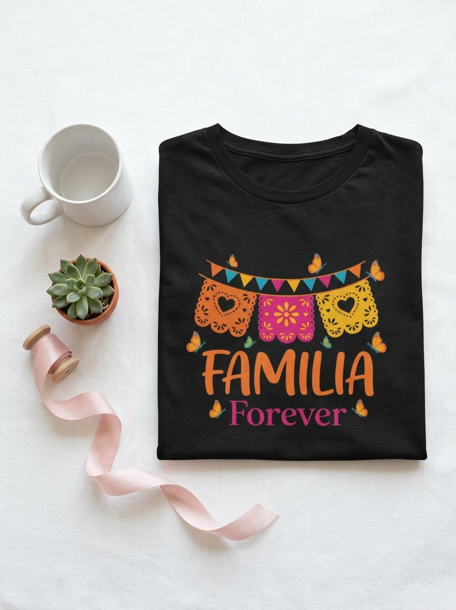 Women's Familia Forever T-Shirt Mexican Family Pride