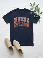 Nurse Est. 2026 Shirt - Nursing School Graduation Gift RN Graduate Tee