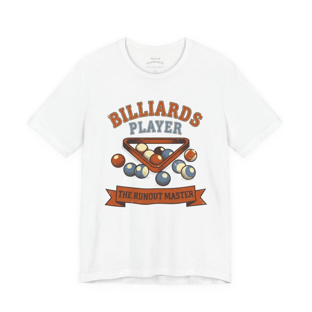 Billiards Player Since Shirt - Vintage Pool Hall Legacy Graphic Tee