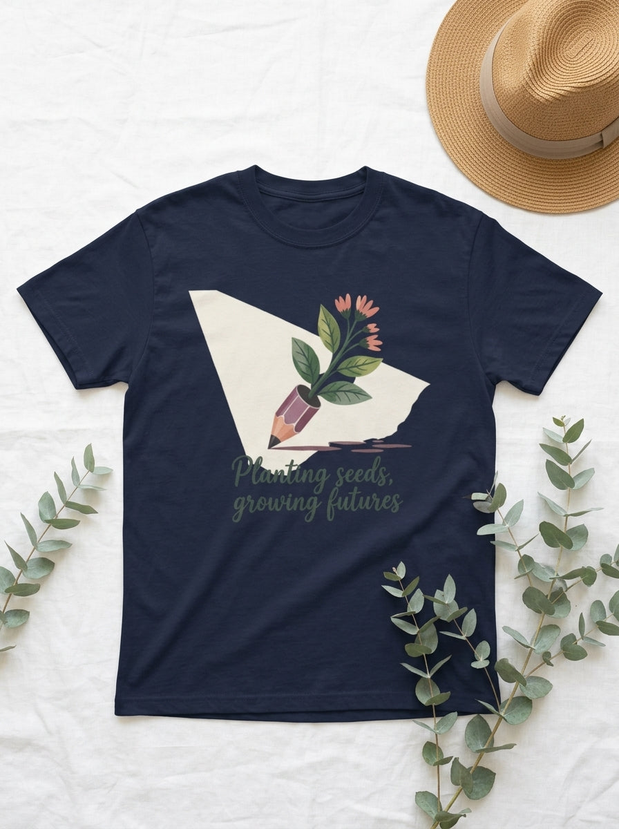 Teacher Inspiration Shirt, Planting Seeds Tee, Motivational Teacher Gift