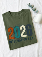 2026 Integration Era T-Shirt - Spiritual Awakening Sacred Geometry Tee
