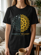 Shadow to Light 2026 Awakening Shirt - Shadow Work Healing Mandala Tee