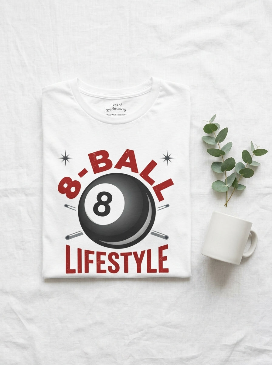 8-Ball Lifestyle Shirt - Billiards Identity Pool Player Graphic Tee