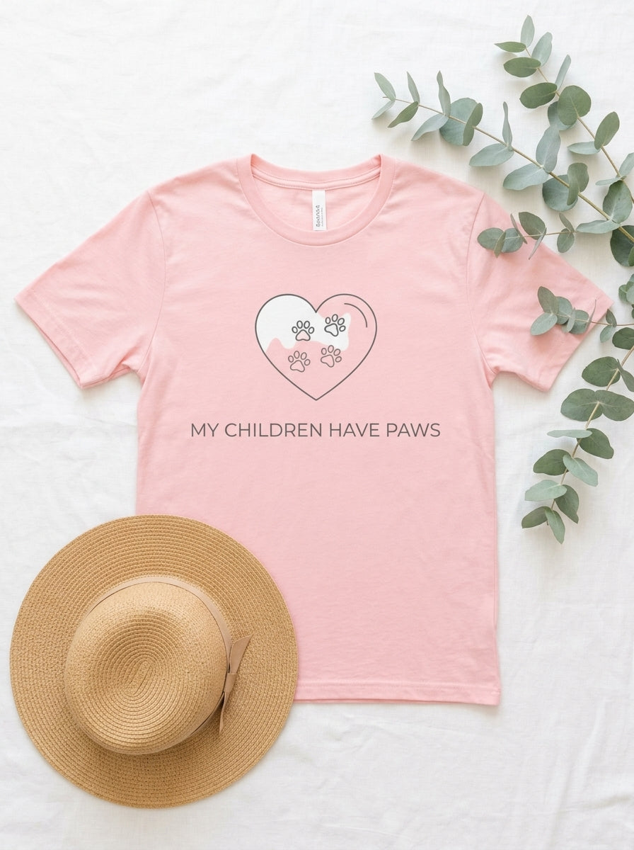 My Children Have Paws Shirt - Dog Parent Tee for Dog Moms and Dads