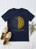 Shadow to Light 2026 Awakening Shirt - Shadow Work Healing Mandala Tee
