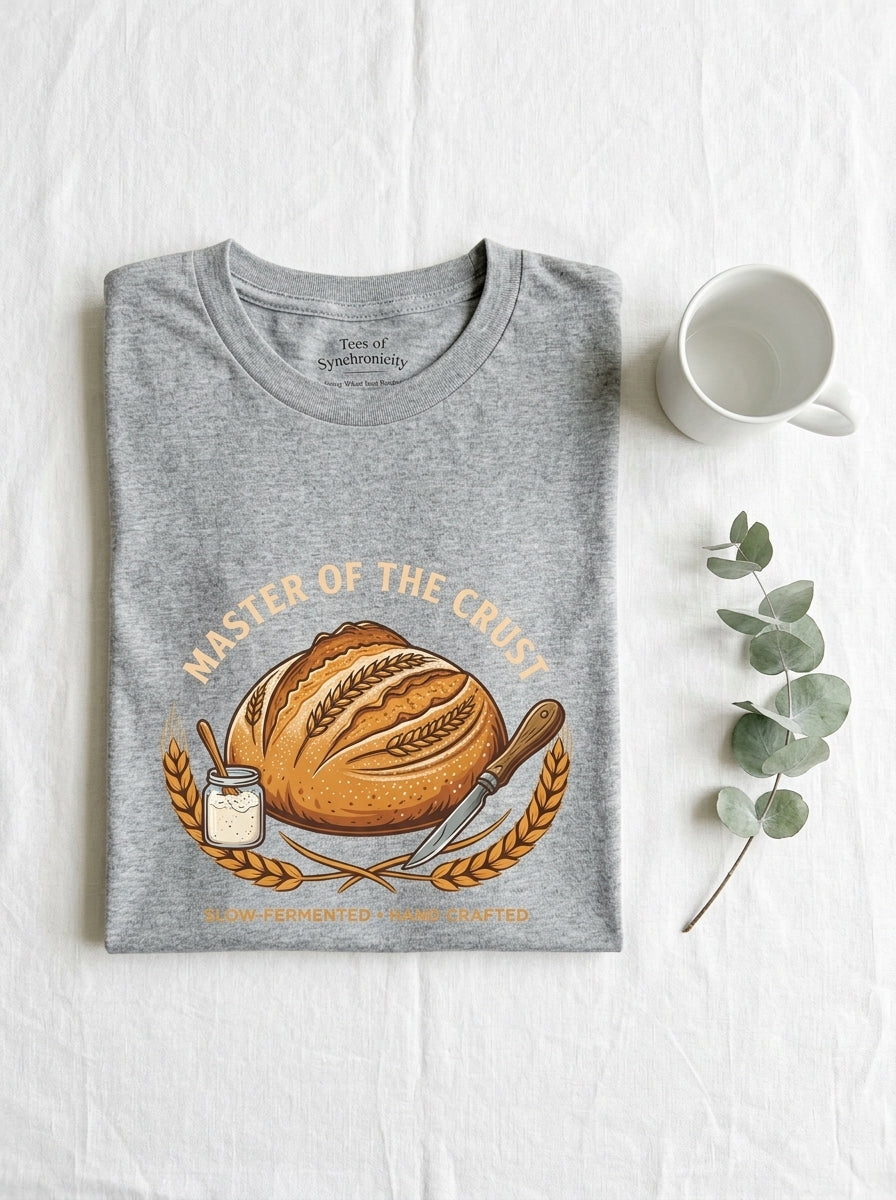 Master of the Crust Sourdough Baker T-Shirt Gift