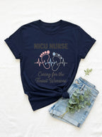 NICU Nurse Shirt - Tiniest Warriors - Neonatal ICU RN Gift Tee